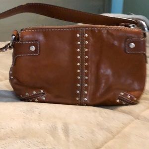 Michael Kors leather purse and matching wristlet